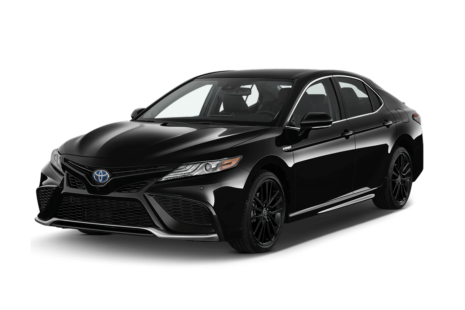 Photo of a black Toyota Camry XV70