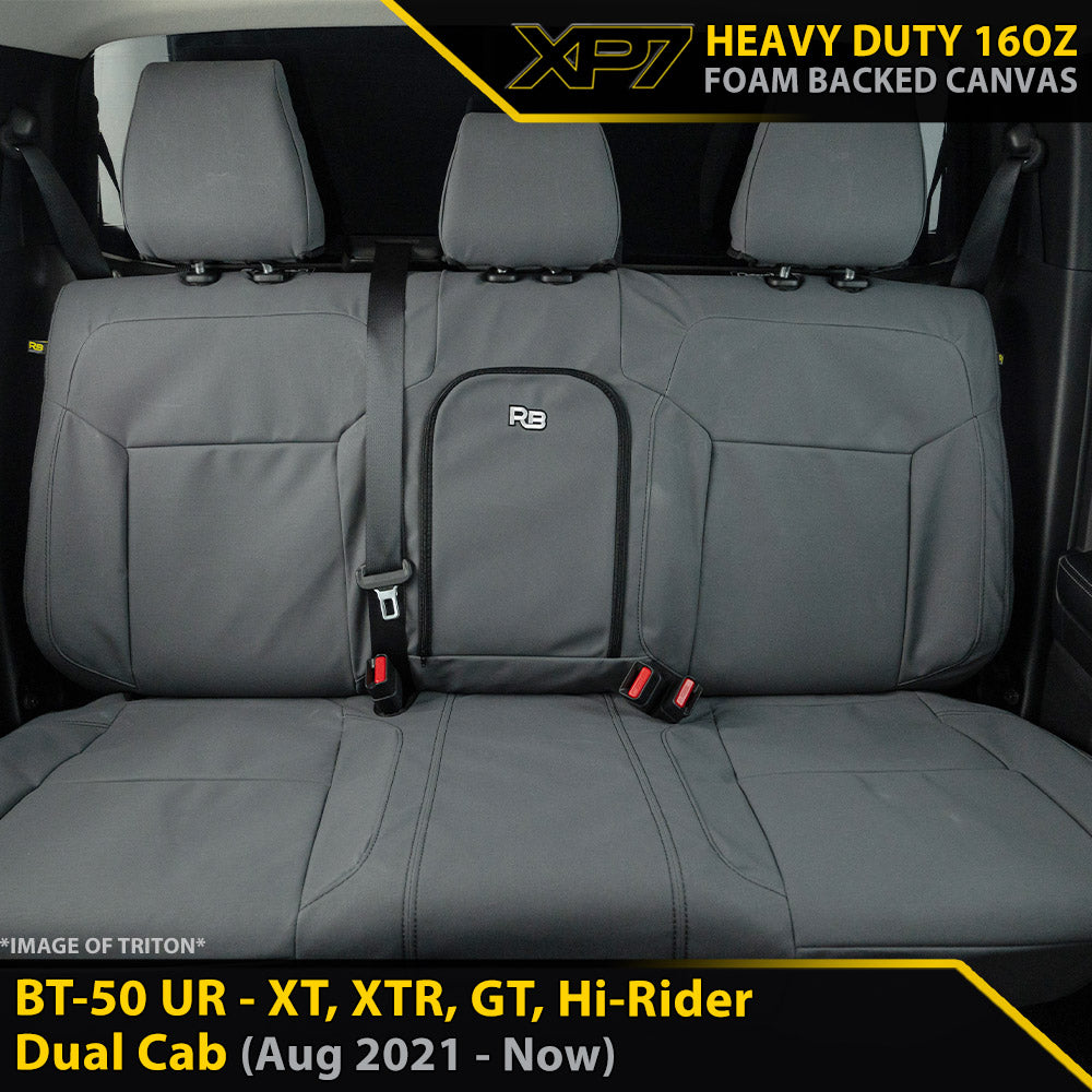 Mazda BT-50 UR Heavy Duty XP7 Canvas Rear Row Seat Covers (In Stock)