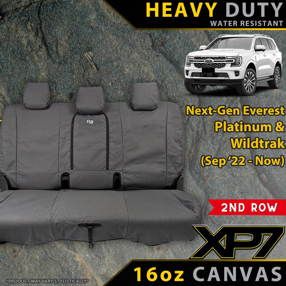 Ford Next-Gen Everest Platinum & Wildtrak XP7 Heavy Duty Canvas 2nd Row Seat Covers (Made to Order)