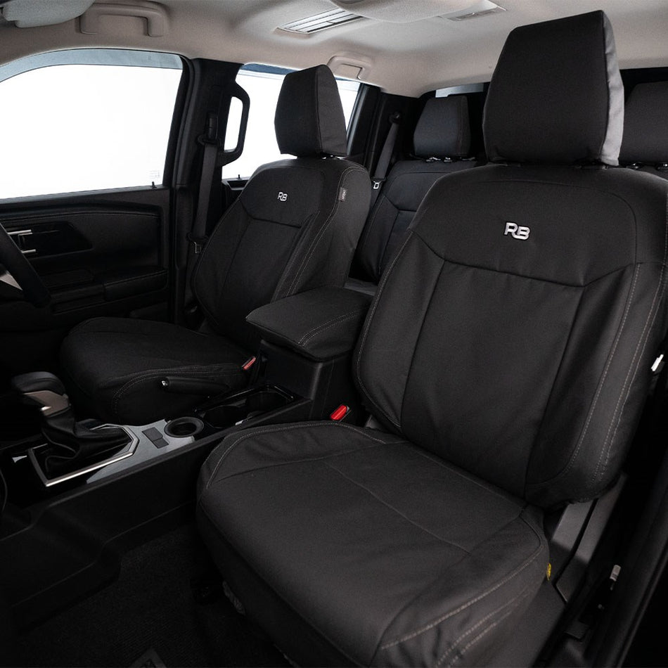 Toyota Landcruiser 76 Series - Post-Facelift (GDJL76R) - XP7 Heavy-Duty Canvas 2x Front Seat Covers (Available)
