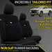 Ford Ranger T6.2 XLT Neoprene 2x Front Row Seat Covers (Available)-Razorback 4x4