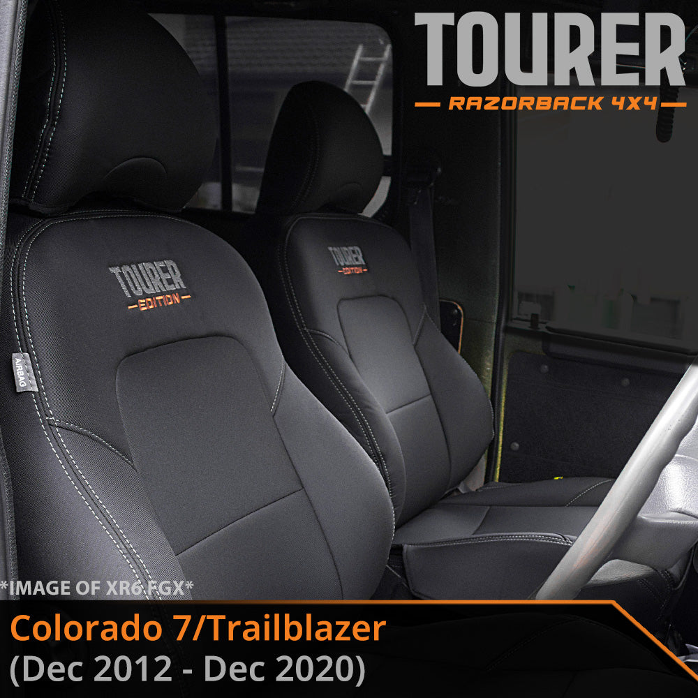 Holden Colorado 7/Trailblazer Tourer 2x Front Row Seat Covers (Made to Order)