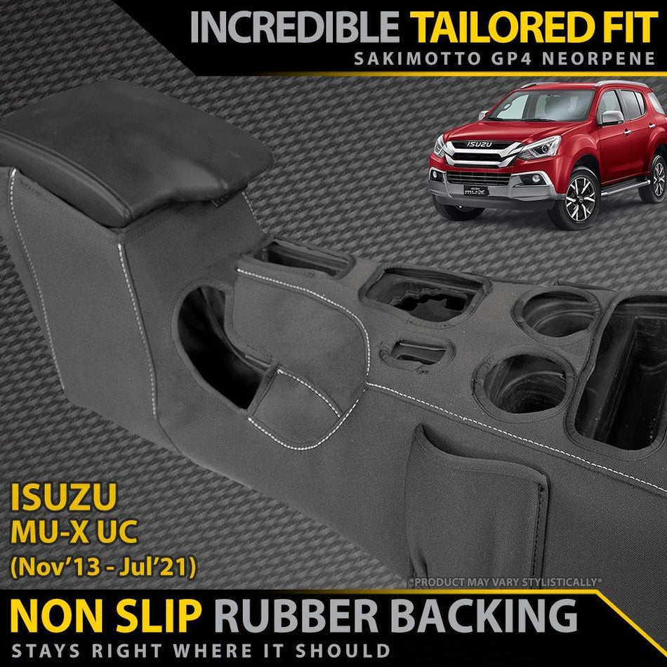 Isuzu MU-X UC Neoprene Centre Console Organiser (In Stock)-Razorback 4x4