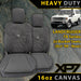 Landcruiser 78 Series (2x Buckets) XP7 Heavy Duty Canvas 2x Front Row Seat Covers (Made to Order)-Razorback 4x4
