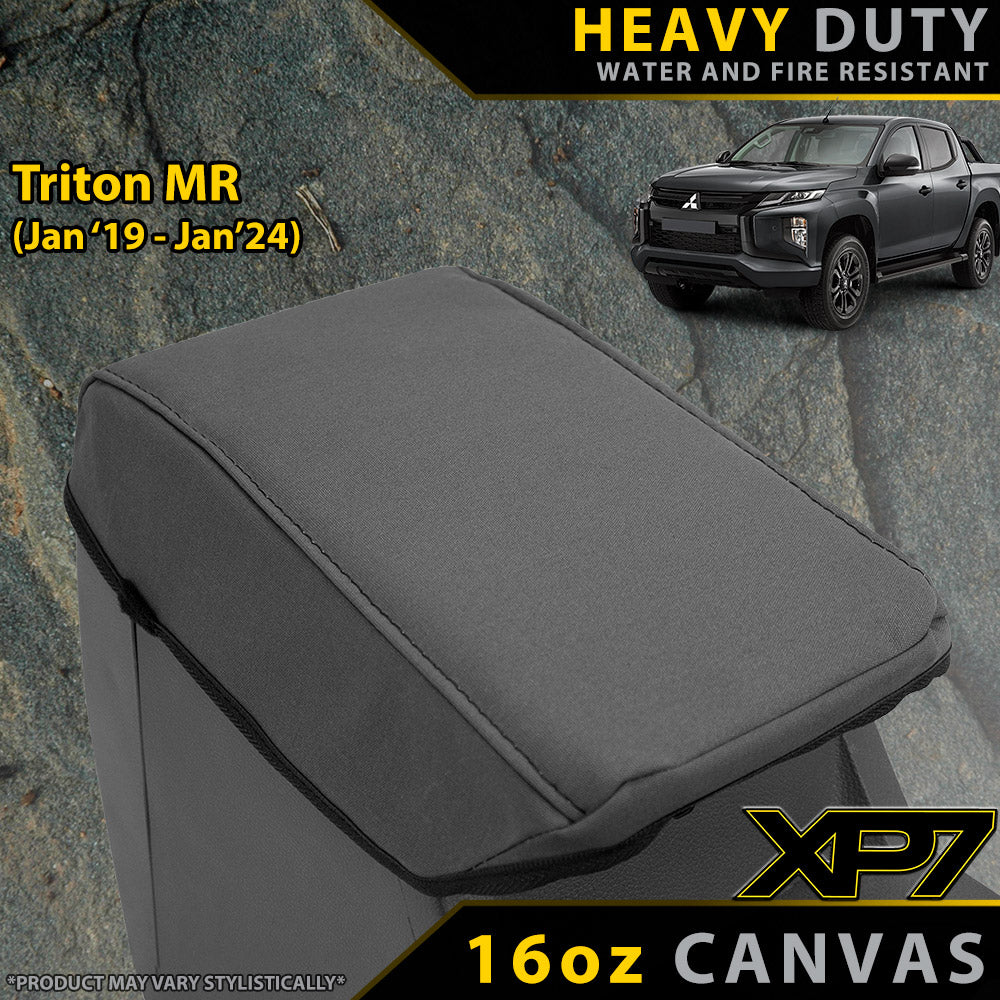 Mitsubishi Triton MR XP7 Heavy Duty Canvas Armrest Console Lid (In Stock)