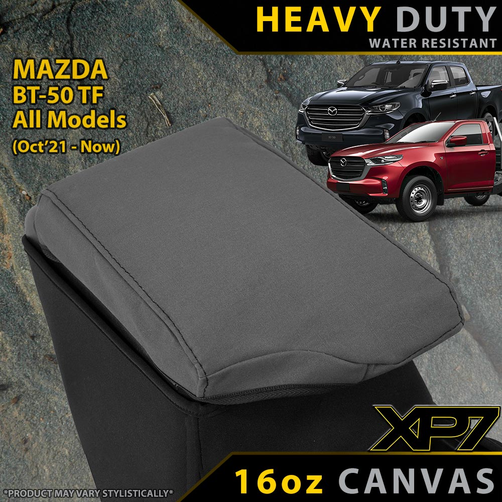 Mazda BT-50 TF XP7 Heavy Duty Canvas Console Lid (Made to Order)