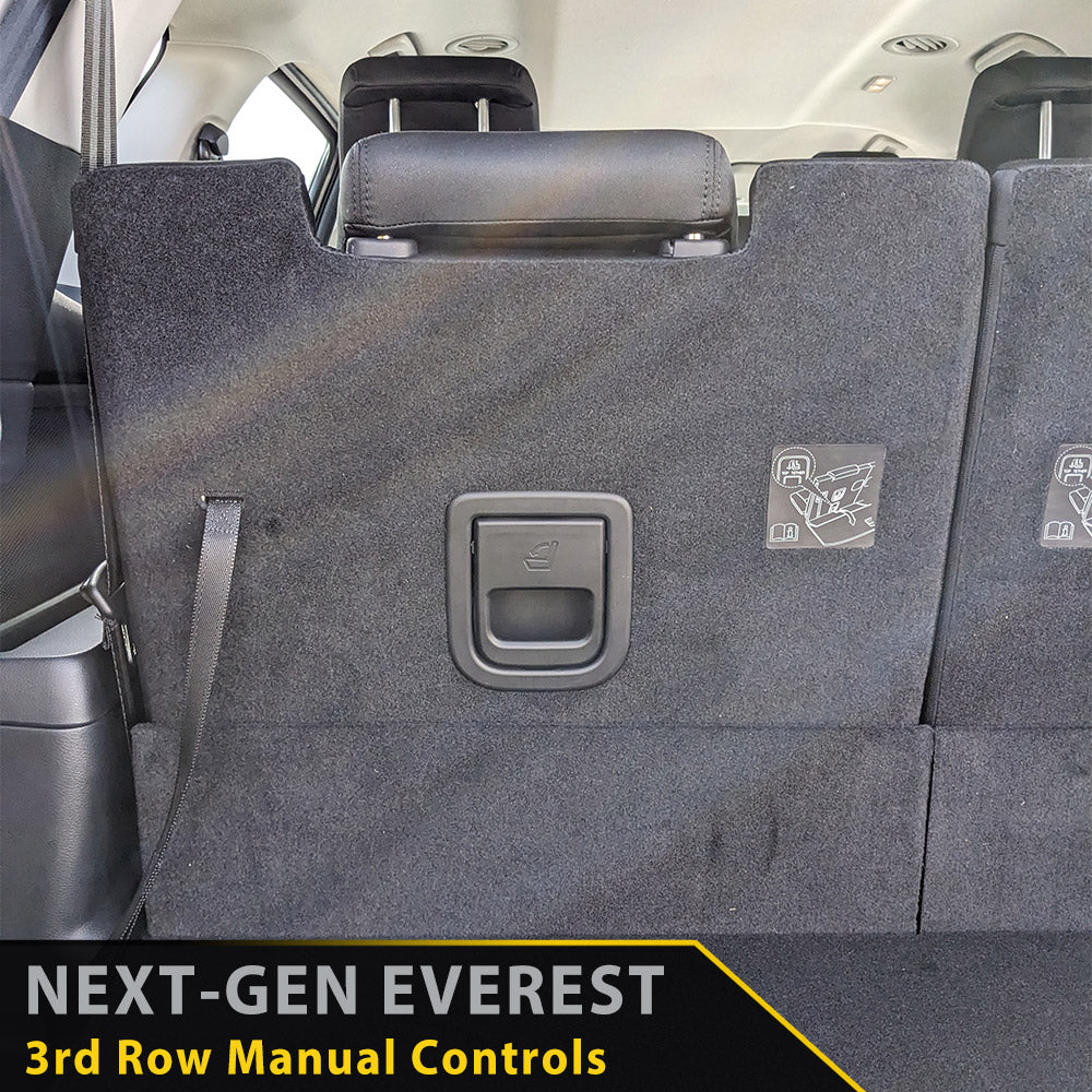 Ford Next-Gen Everest Ambiente, Trend & Sport Premium Neoprene 3rd Row Seat Covers (Made to Order)