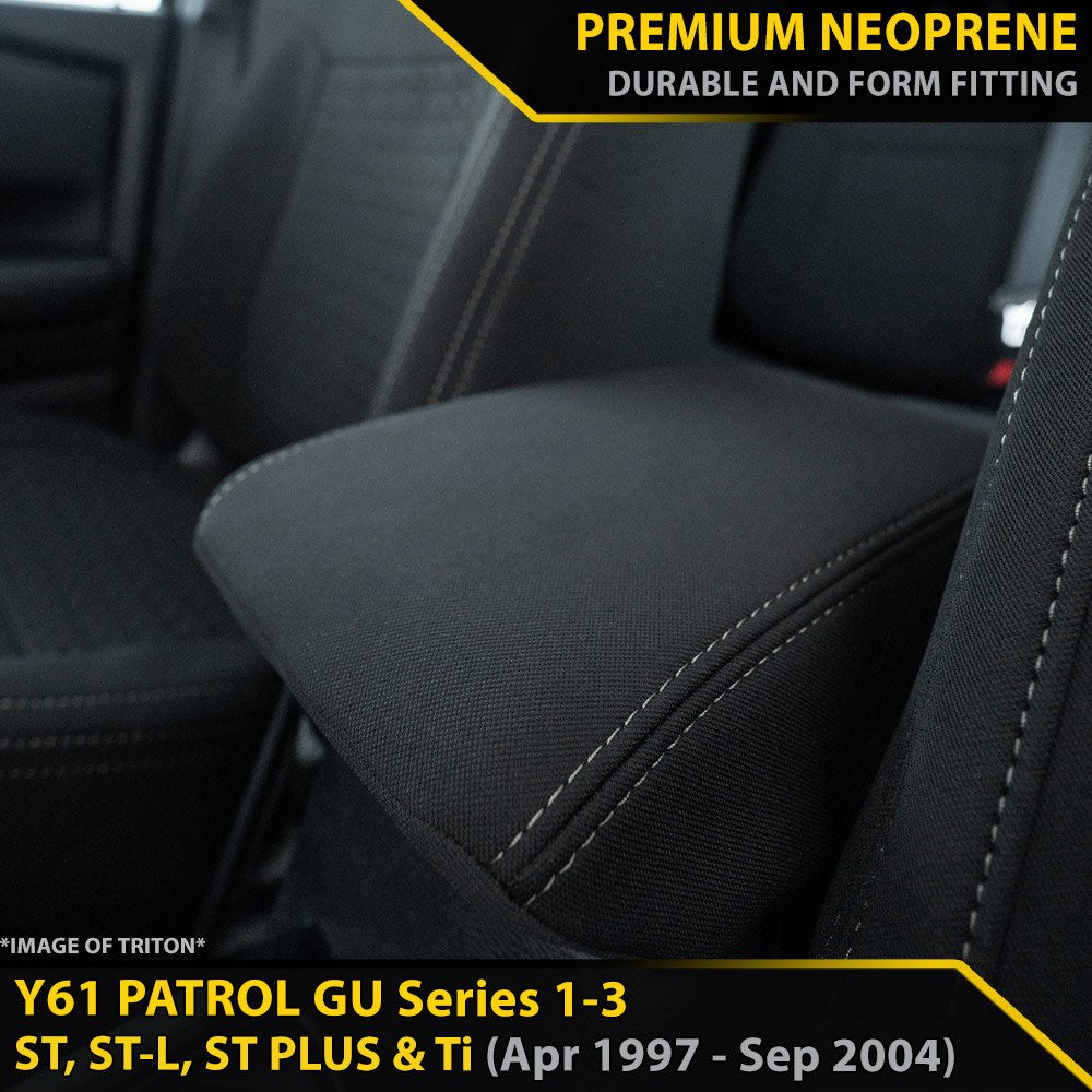 Nissan GU Patrol Wagon Series 1-3 ST, ST-L, ST GP6 Premium Neoprene Console Lid (Made to Order)