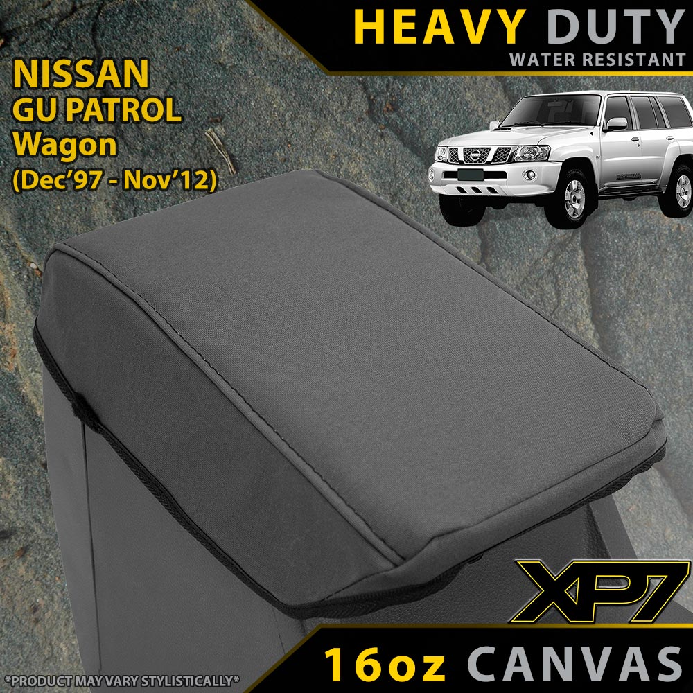 Nissan GU Patrol Wagon XP7 Heavy Duty Canvas Console Lid (In Stock)