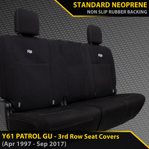 Nissan Patrol GU Wagon Neoprene 3rd Row Seat Covers (In Stock)-Razorback 4x4