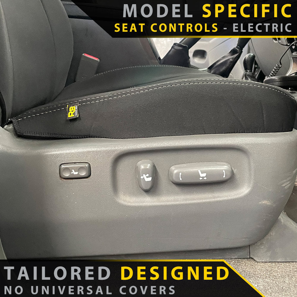 Toyota Prado 120 XP7 Heavy Duty Canvas 2x Front Row Seat Covers (Available)