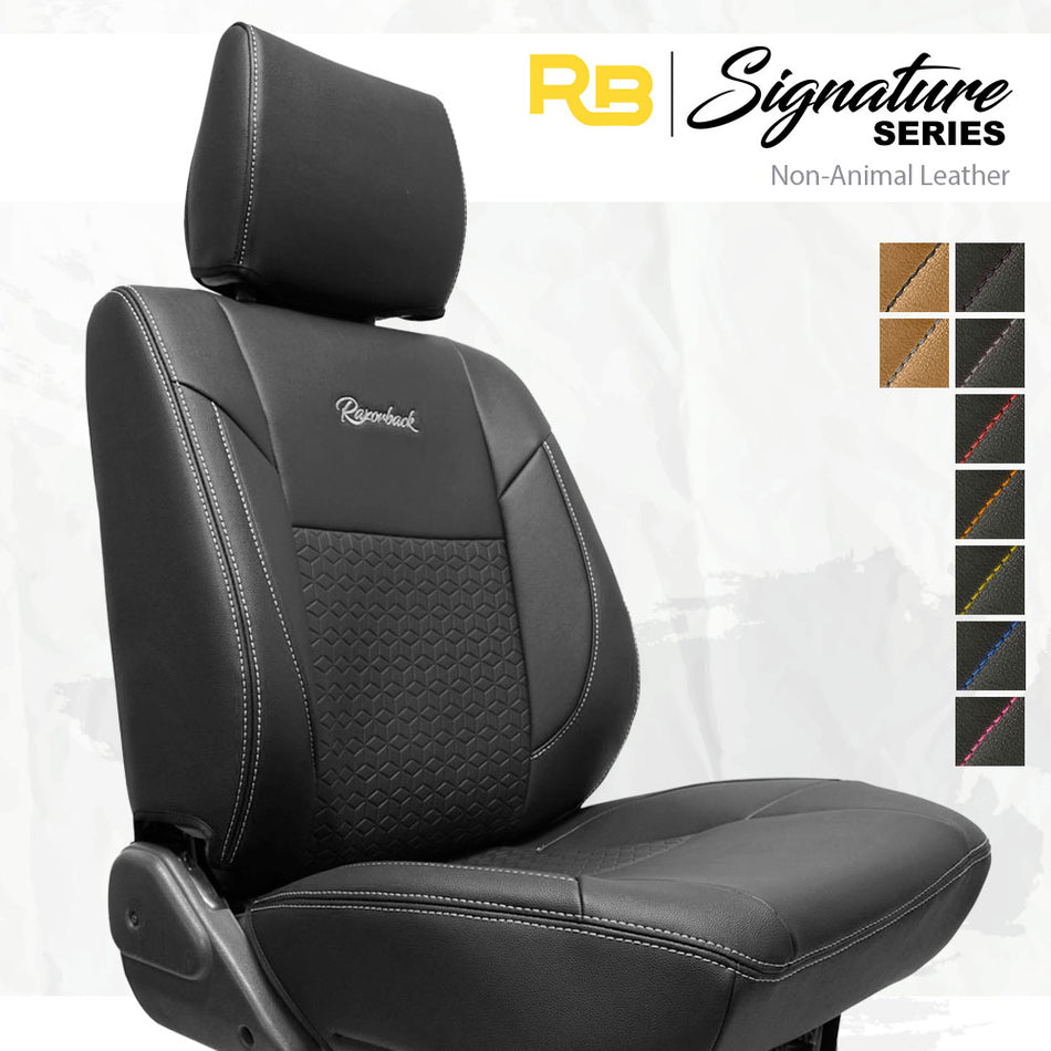 SIGNATURE SERIES Front Row Seat Covers - Toyota Landcruiser 79 Series - Dual Cab (Made To Order)
