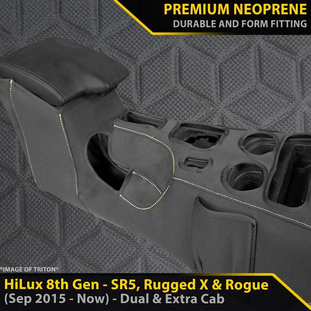 Toyota Hilux 8th Gen SR5, Rugged X & Rogue AUTO GP6 Premium Neoprene Console Organiser