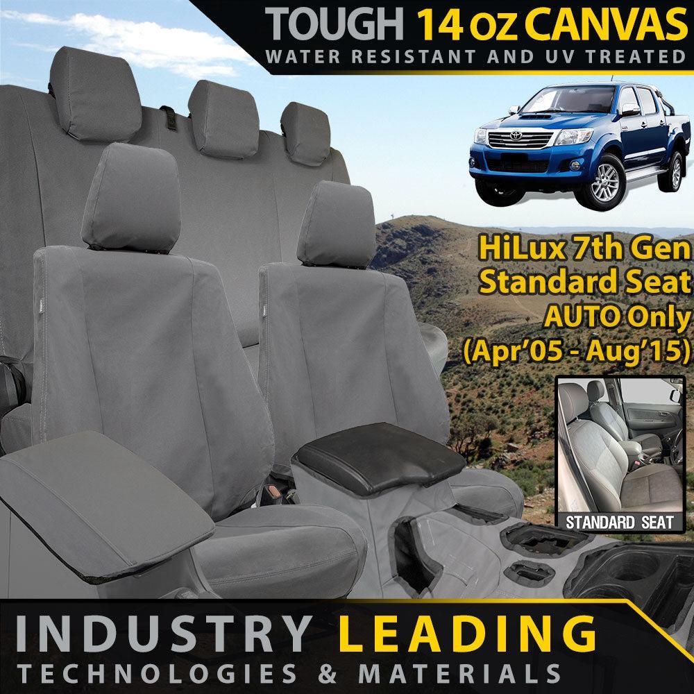 Toyota Hilux 7th Gen (Standard Seats) XP6 Tough Canvas Bundle (Made to Order)-Razorback 4x4