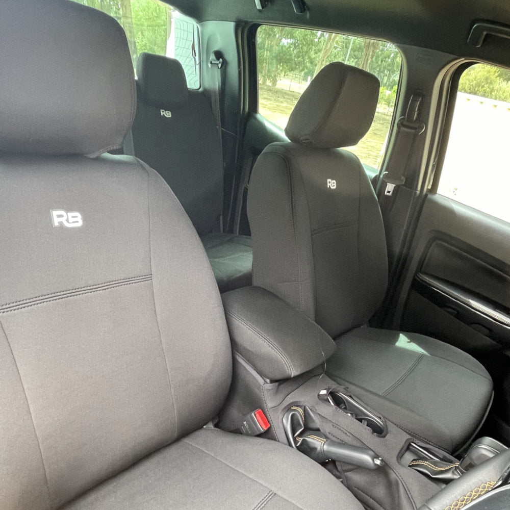 Ford Ranger PX I Neoprene 2x Front Seat Covers (In Stock)