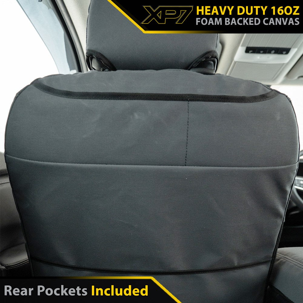 Mitsubishi New-Gen Triton XP7 Heavy Duty Canvas 2x Front Seat Covers (Made to Order)