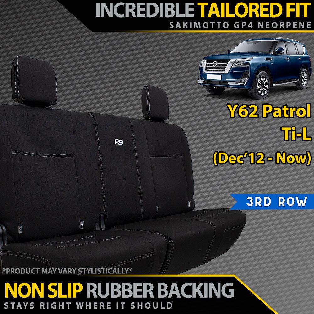 Nissan Patrol Y62 Ti-L GP4 Neoprene 3rd Row Seat Covers (Made to Order)