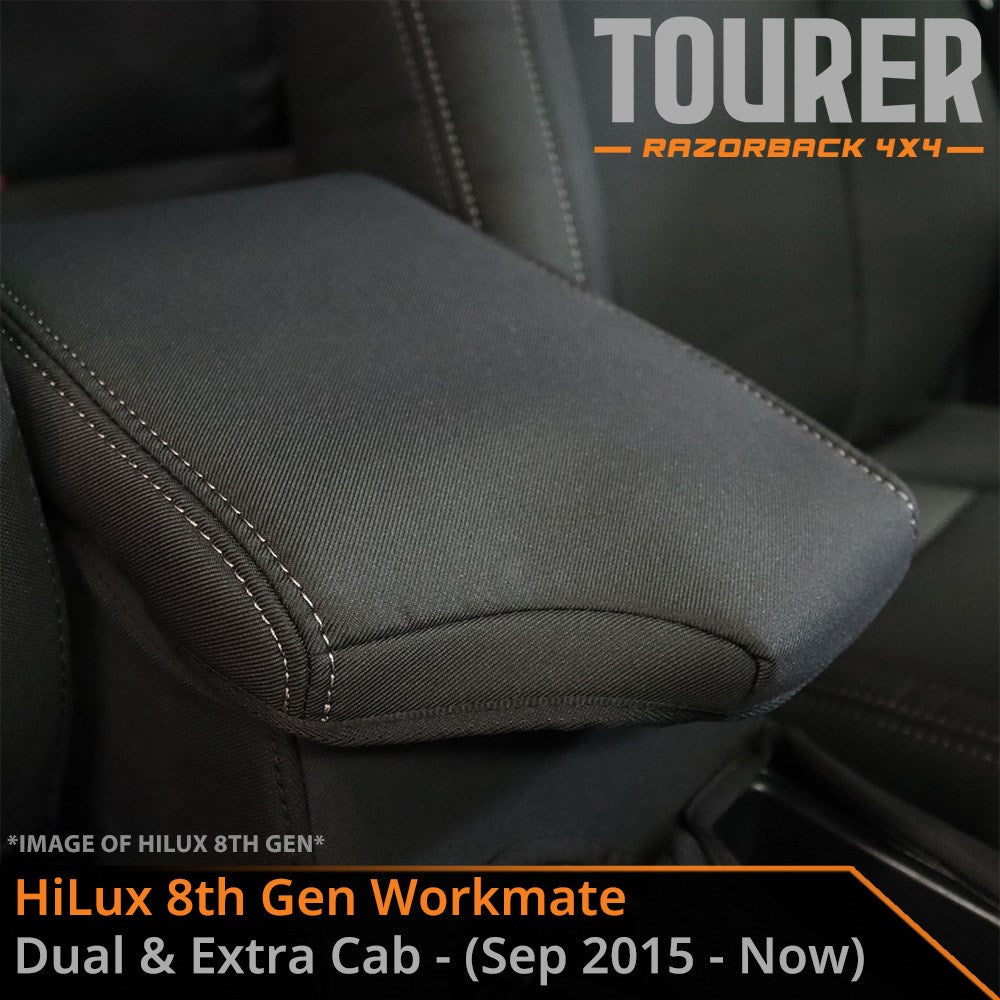 Toyota HiLux 8th Gen Workmate GP9 Tourer Console Lid Cover (Made to Order)