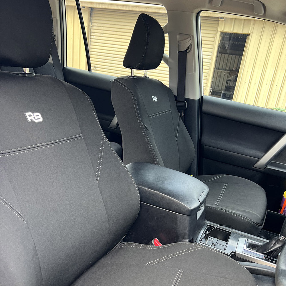 Toyota Prado 150 (July 21+) Neoprene 2x Front Seat Covers (Made to Order)