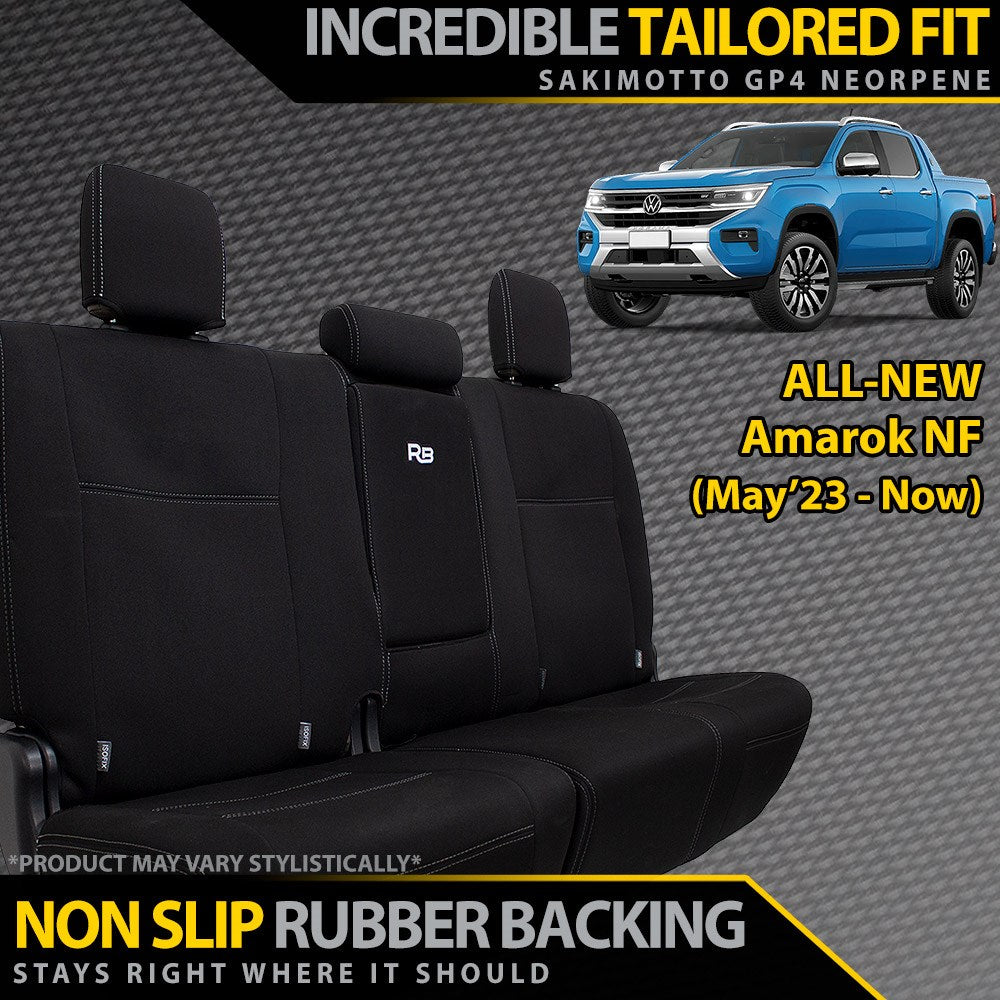 Volkswagen All-New Amarok Neoprene Rear Row Seat Covers (Made to Order)