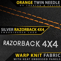 Mazda BT-50 TF - XS & XT - Silver Logo - NEO PRO Rear Row Seat Covers