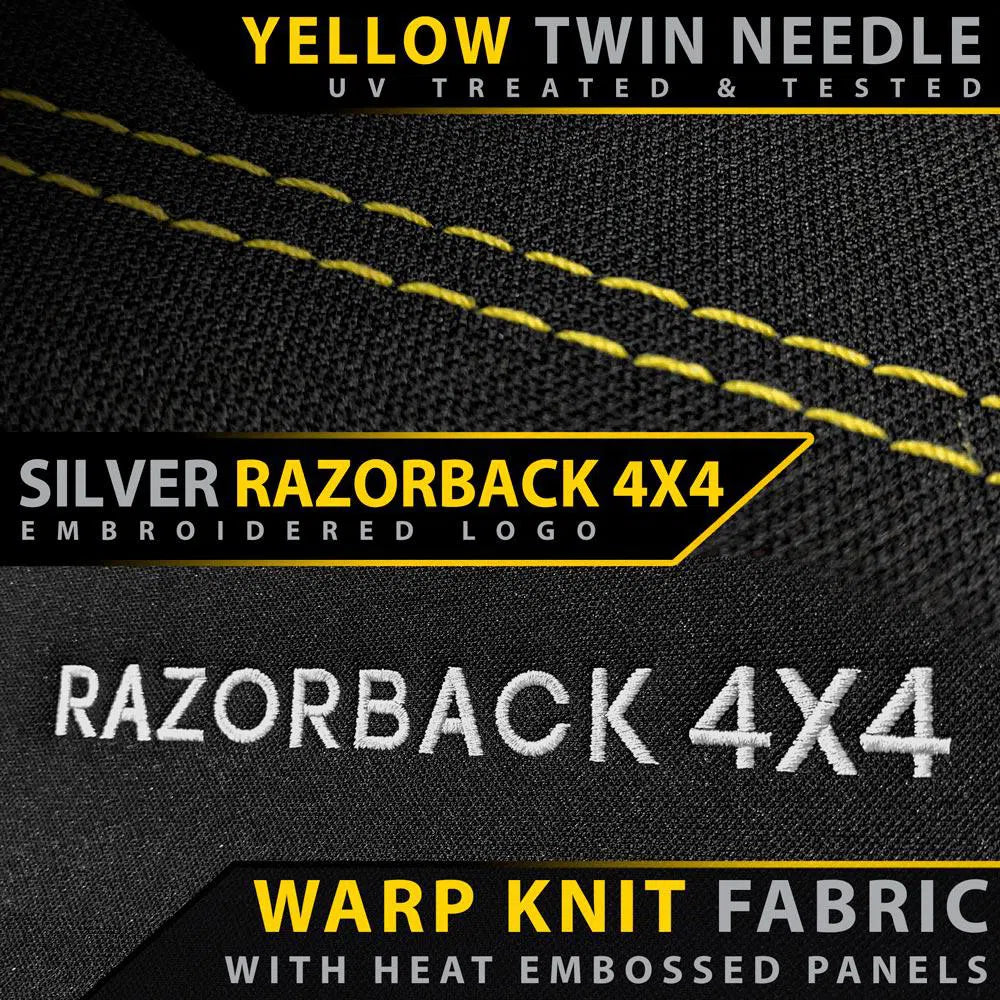 Mazda BT-50 TF - XS & XT - Silver Logo - NEO PRO Rear Row Seat Covers
