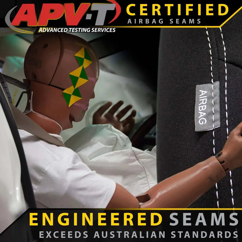 Toyota Prado 150 - Pre-Facelift - GP6 Premium Neoprene 2x Front Seat Covers (Made to Order)