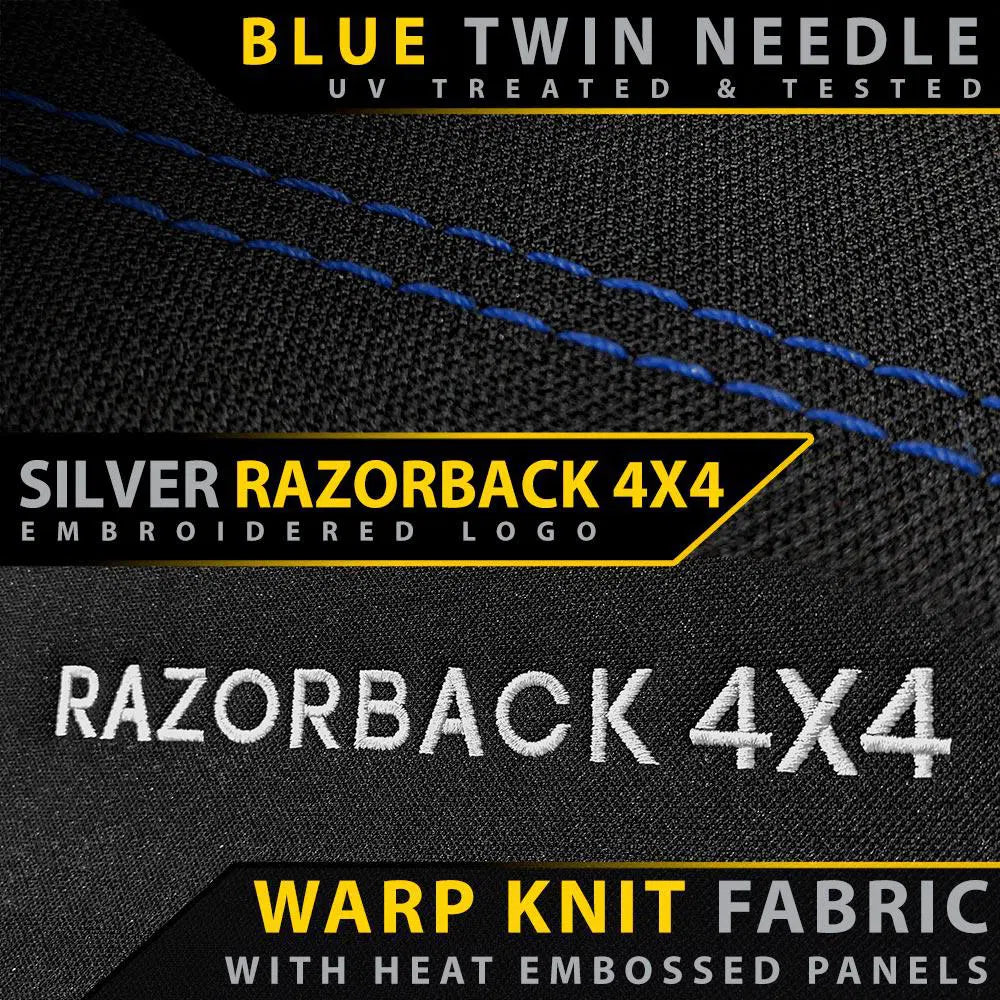 Mazda BT-50 TF - XS & XT - Silver Logo - NEO PRO Rear Row Seat Covers