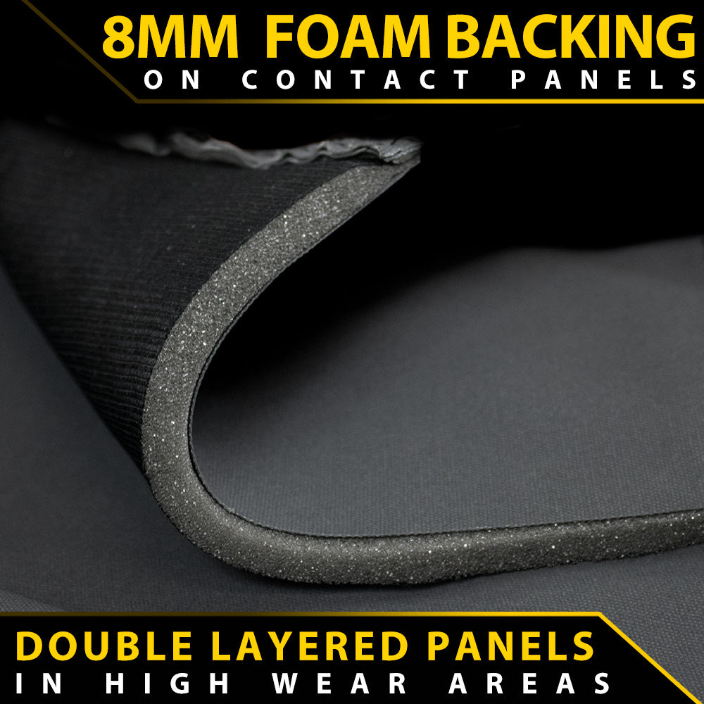 Nissan Patrol Y62 ST-L XP7 Heavy Duty Canvas Full Bundle (Front, 2nd Row, 3rd Row + Console)-Razorback 4x4