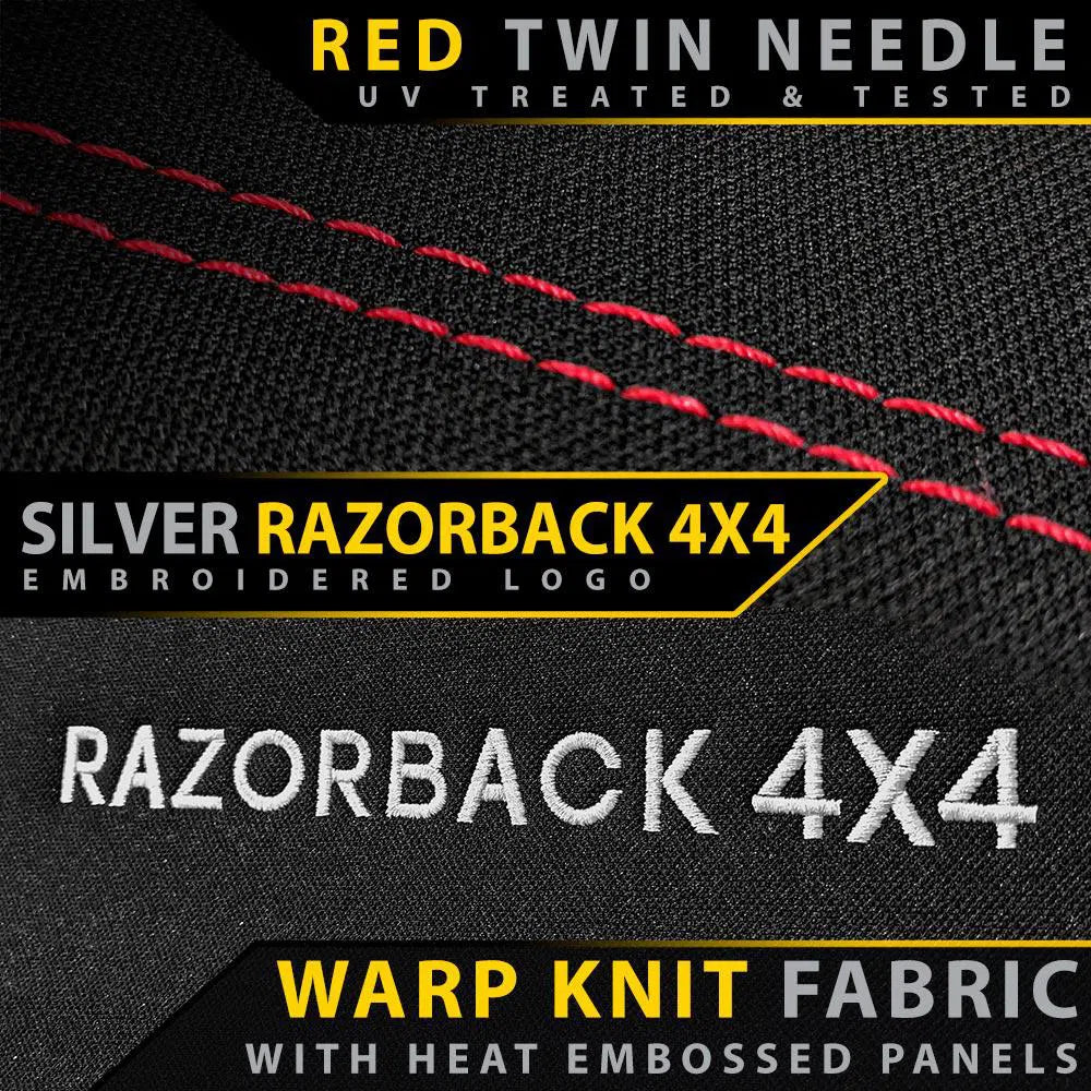 Mazda BT-50 TF - XS & XT - Silver Logo - NEO PRO Rear Row Seat Covers