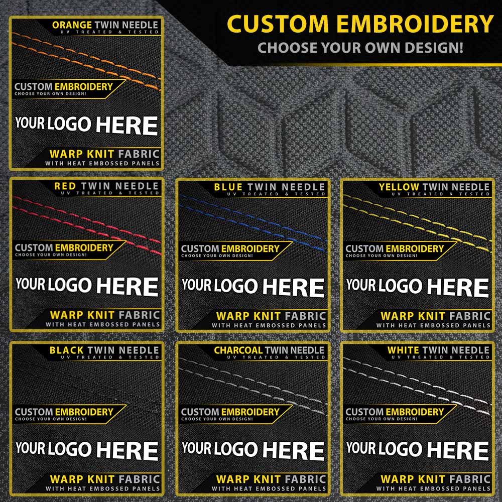 Ford Next-Gen Everest UB Platinum & Wildtrak Premium Neoprene 2x Front Row Seat Covers (Made to Order)