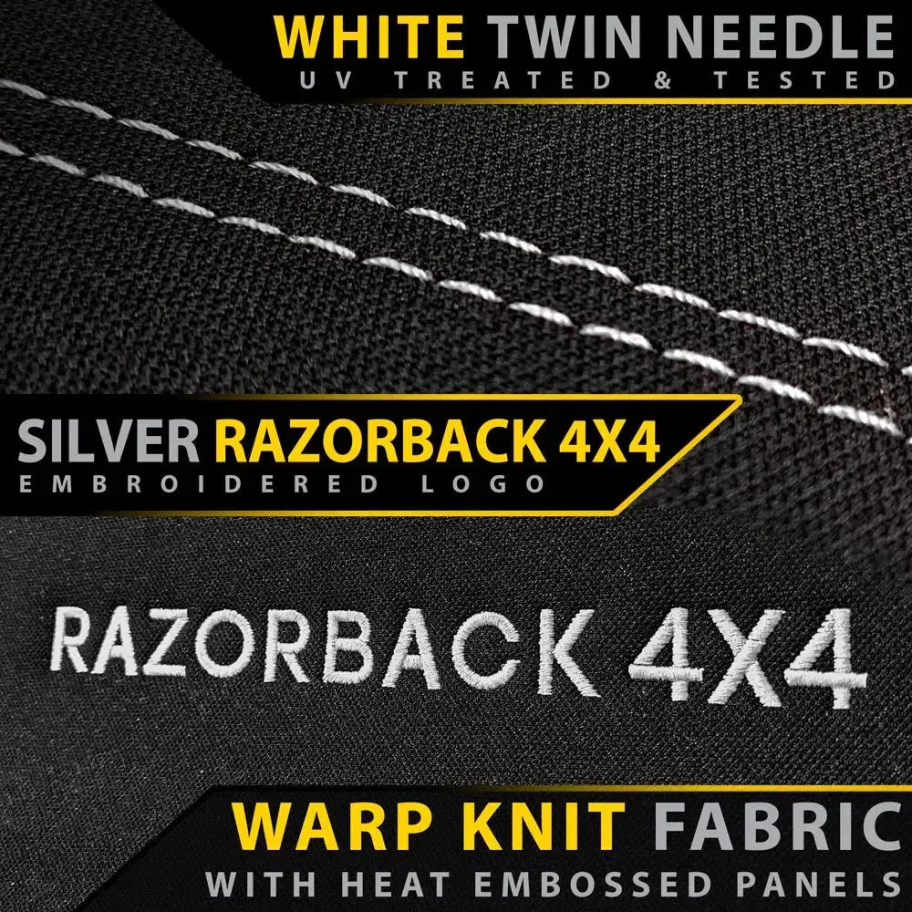 Mazda BT-50 TF - XS & XT - Silver Logo - NEO PRO Rear Row Seat Covers