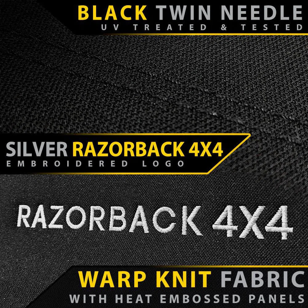 Mazda BT-50 TF - XS & XT - Silver Logo - NEO PRO Rear Row Seat Covers
