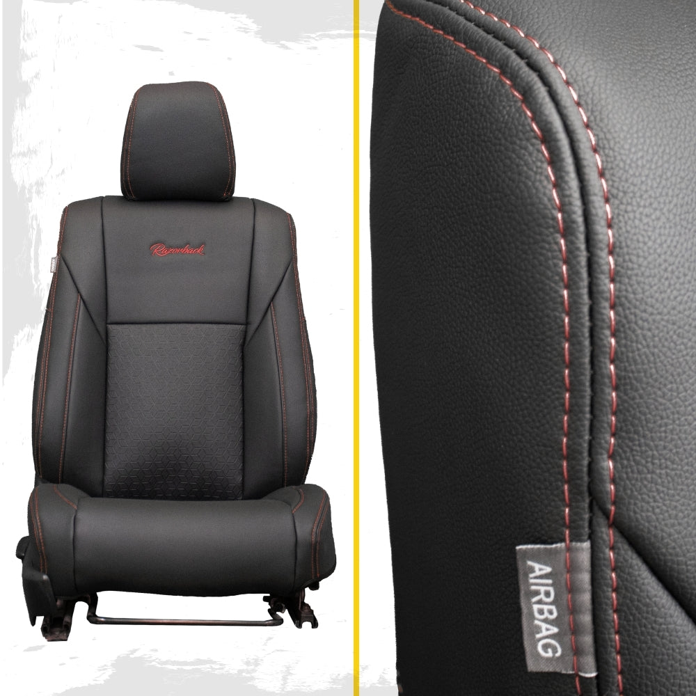 Toyota Hilux 8th Gen - SR & SR5 with Cloth Seats - SIGNATURE Front Row Seat Covers