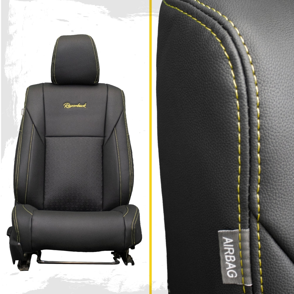 Toyota Hilux 8th Gen - SR & SR5 with Cloth Seats - SIGNATURE Front Row Seat Covers