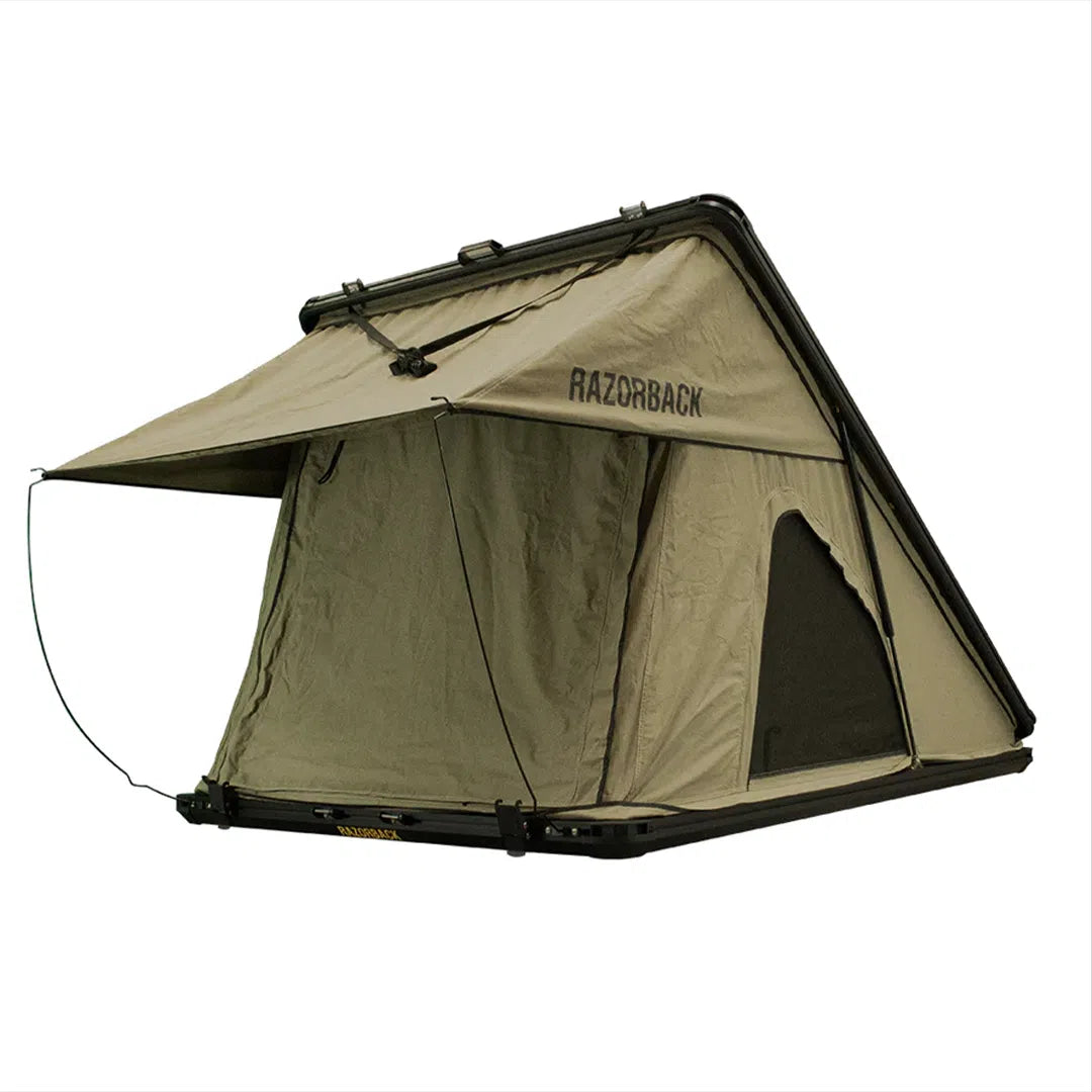 Razorback Outback Roof Top Tent - Clam Shell w/ Ripstop canvas (In Stock)
