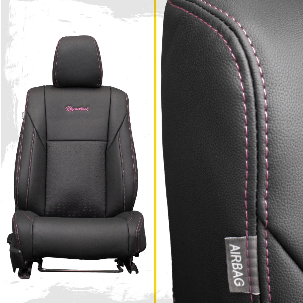 Toyota Hilux 8th Gen - SR & SR5 with Cloth Seats - SIGNATURE Front Row Seat Covers