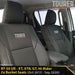 Mazda BT-50 UR Tourer 2x Front Row Seat Covers (In Stock)-Razorback 4x4