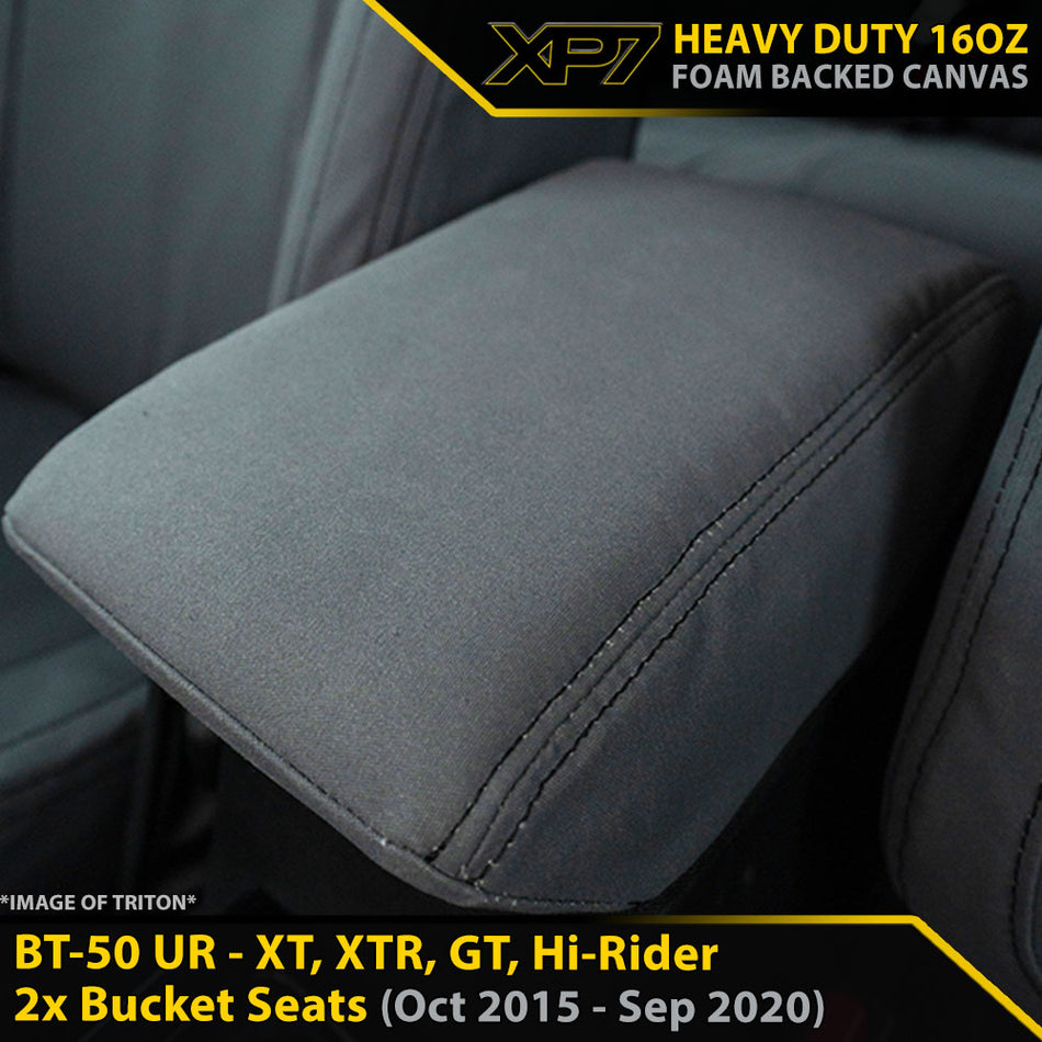 Mazda BT-50 UR XP7 Heavy Duty Canvas Armrest Console Lid (In Stock)-Razorback 4x4