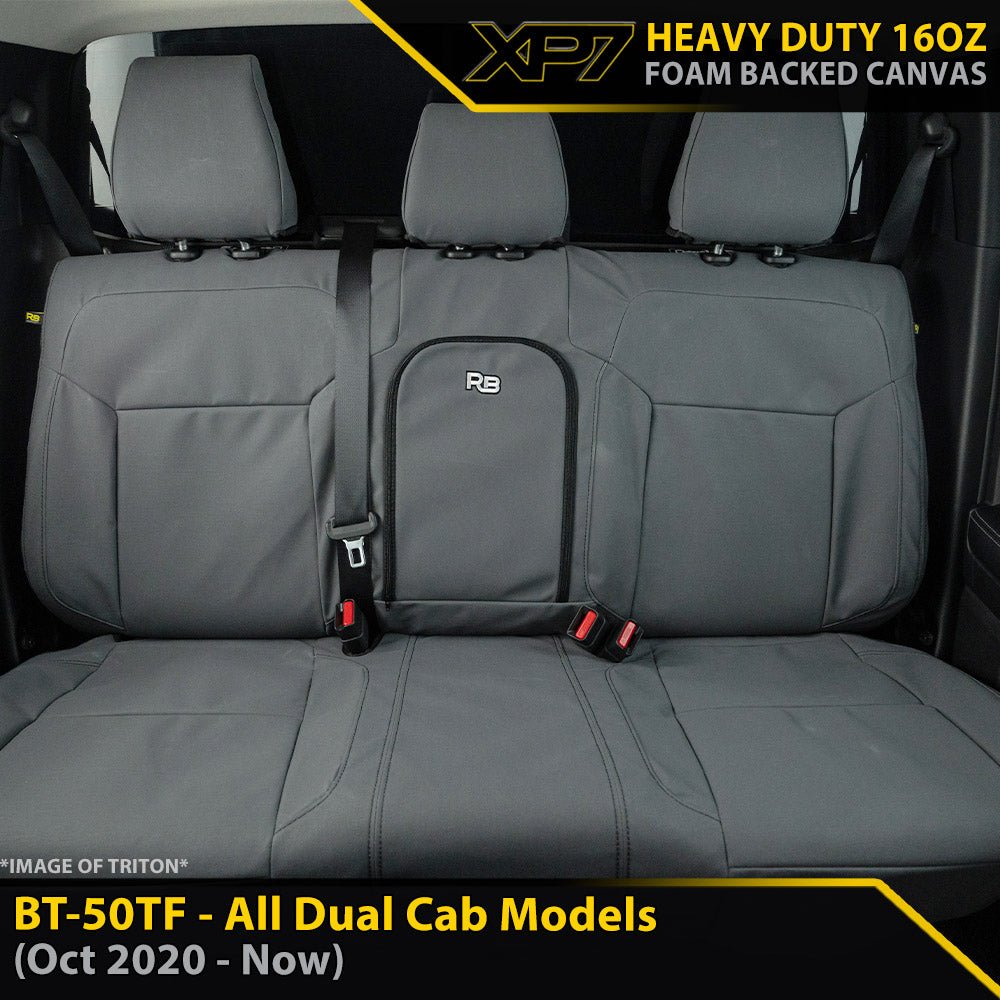 Mazda BT-50 TF Heavy Duty XP7 Canvas Rear Seat Covers (Available)
