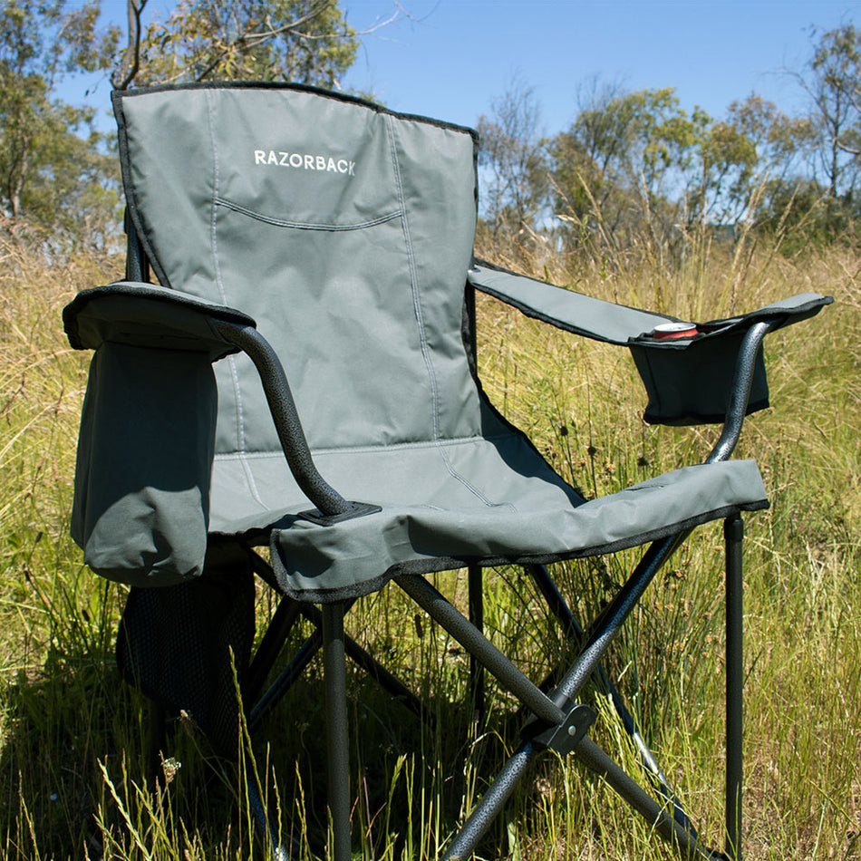 Bush King Canvas Camping Chair (in stock)-Razorback 4x4