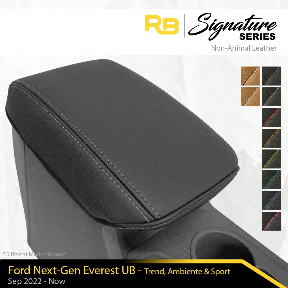 SIGNATURE SERIES Console Lid Cover - Ford Next-Gen Everest UB - Trend, Ambiente & Sport (Made To Order)