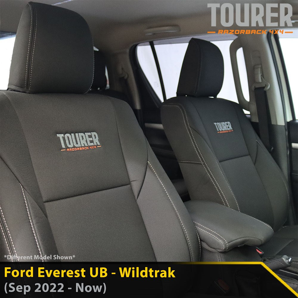 Ford Next-Gen Everest UB - Wildtrak - GP9 Tourer 2x Front Row Seat Covers (Made to Order)