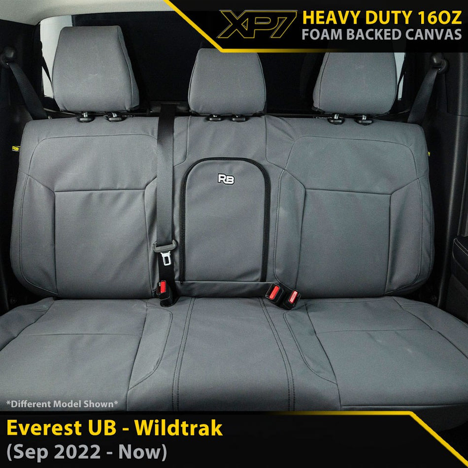Ford Next-Gen Everest UB - Wildtrak - XP7 Heavy-Duty Canvas 2nd Row Seat Covers (Made To Order)