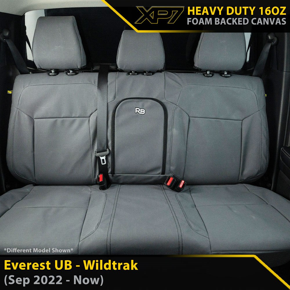 Ford Next-Gen Everest UB - Wildtrak - XP7 Heavy-Duty Canvas 2nd Row Seat Covers (Made To Order)