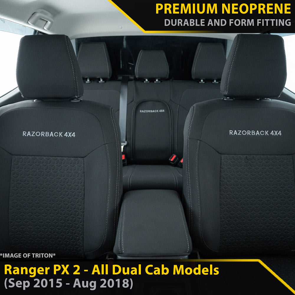 Ford Ranger PX II AUTO Premium Neoprene Bundle (Front, Rear + Accessories) (Made to Order)