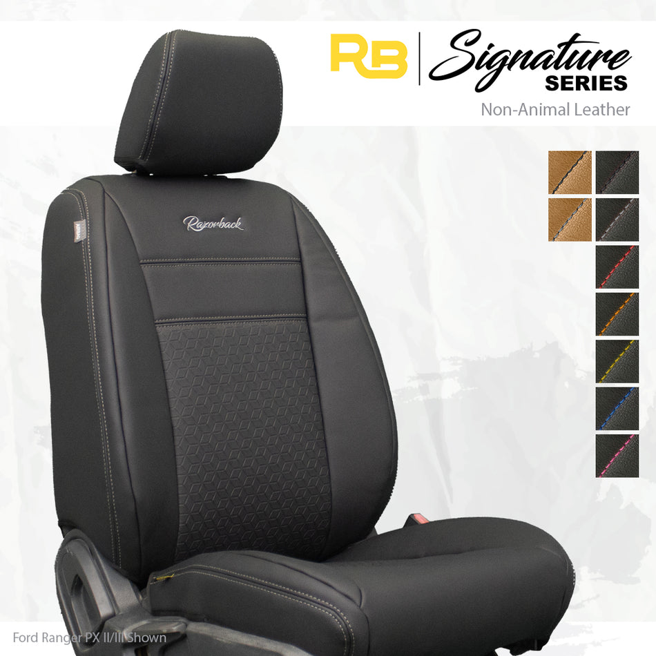 SIGNATURE SERIES Front Row Seat Covers - Ford Ranger PX II & PX III (Made To Order)