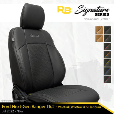 SIGNATURE SERIES Front Row Seat Covers - Ford Next-Gen Ranger T6.2 Wildtrak, Wildtrak X & Platinum