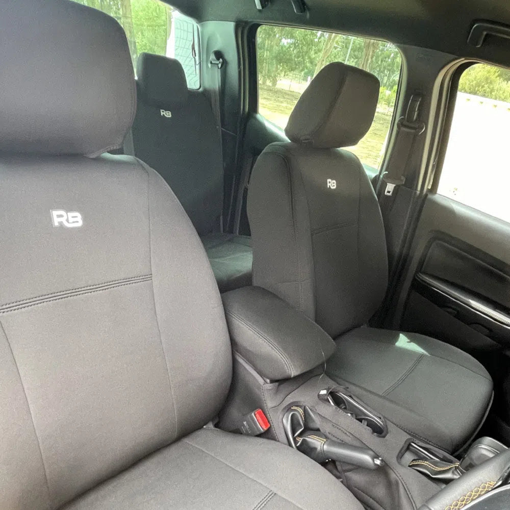 Ford Ranger PX III Neoprene 2x Front Seat Covers (Available)