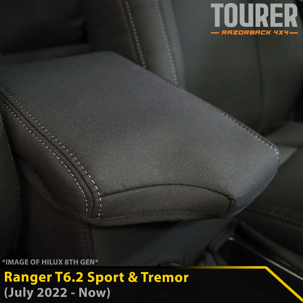 Ford Next-Gen Ranger T6.2 Sport & Tremor Tourer Console Lid Cover (Made to Order)